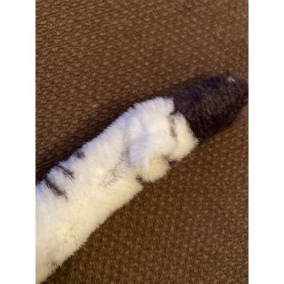 Plush White Tiger 18" to Tail Blue Eyes Long Cross Paws  Read Below - Picture 8 of 12